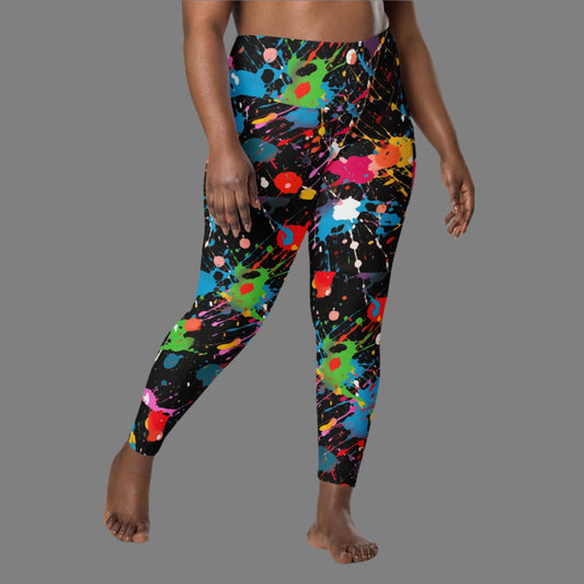 Artsy Paint Leggings with pockets