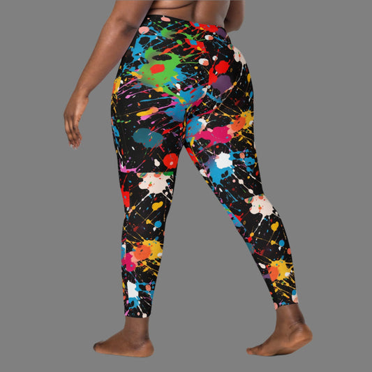 Artsy Paint Leggings with pockets