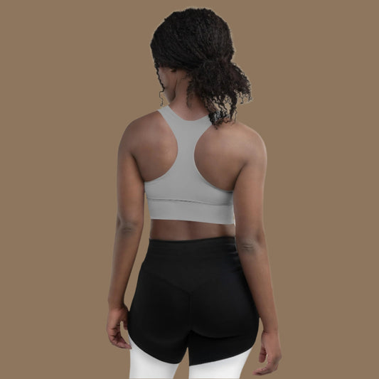 Grey Foxy Performance Sports Bra