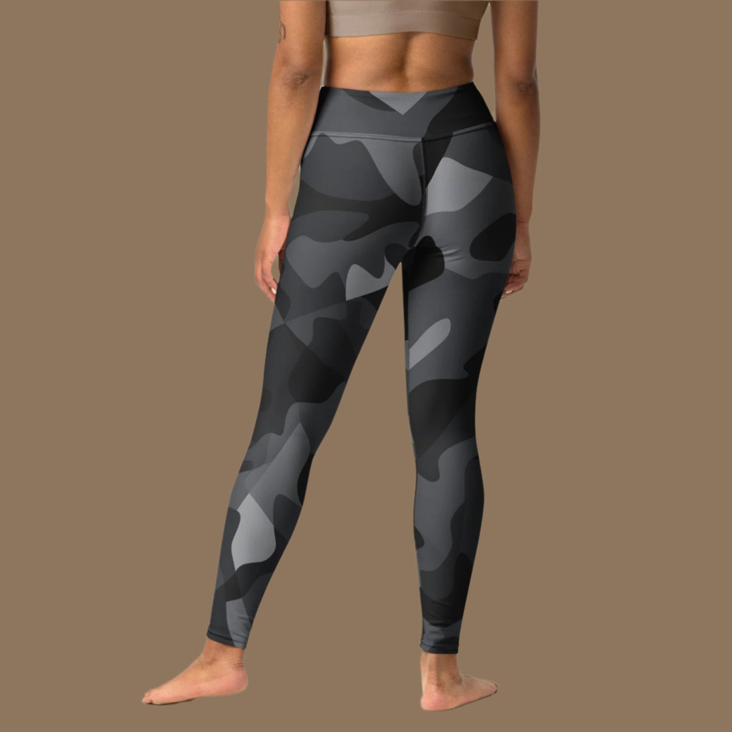 Camo Black Yoga Leggings