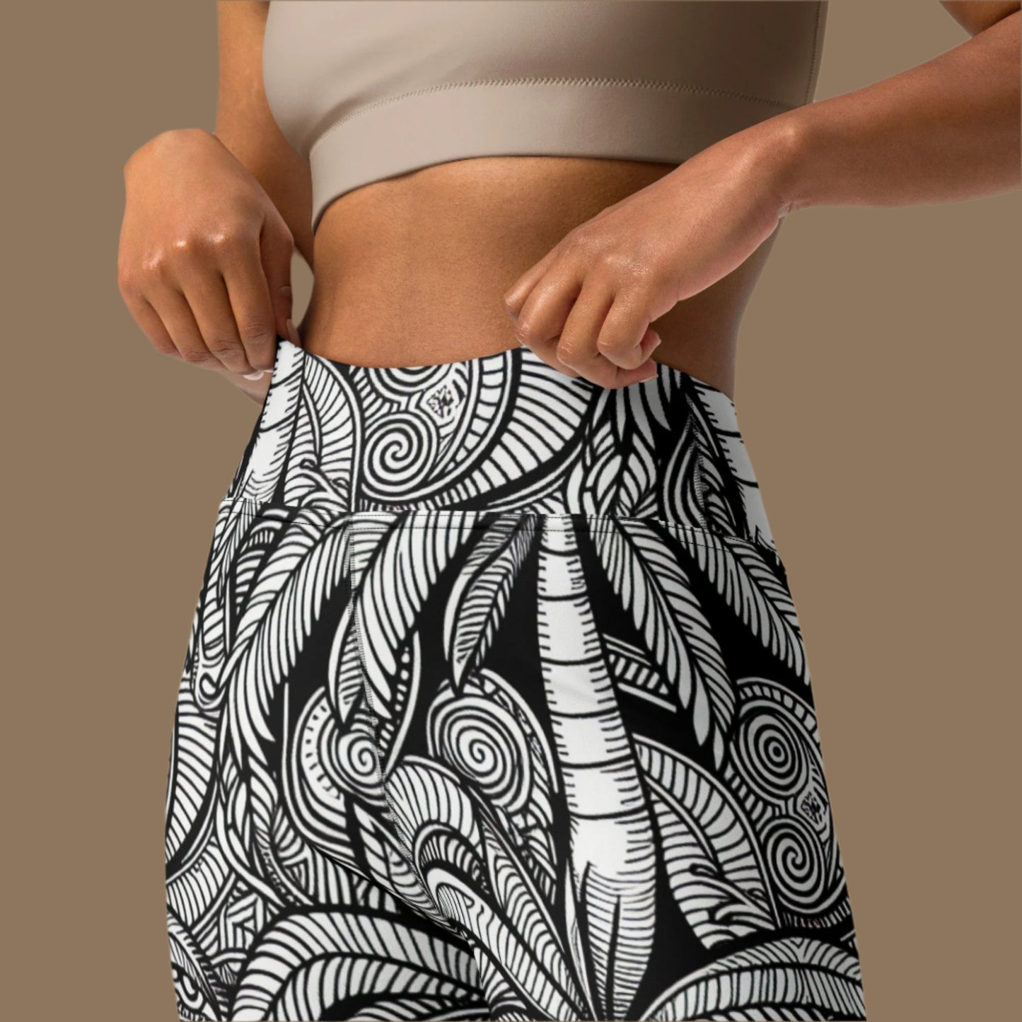 Trippy Jungle Yoga Leggings