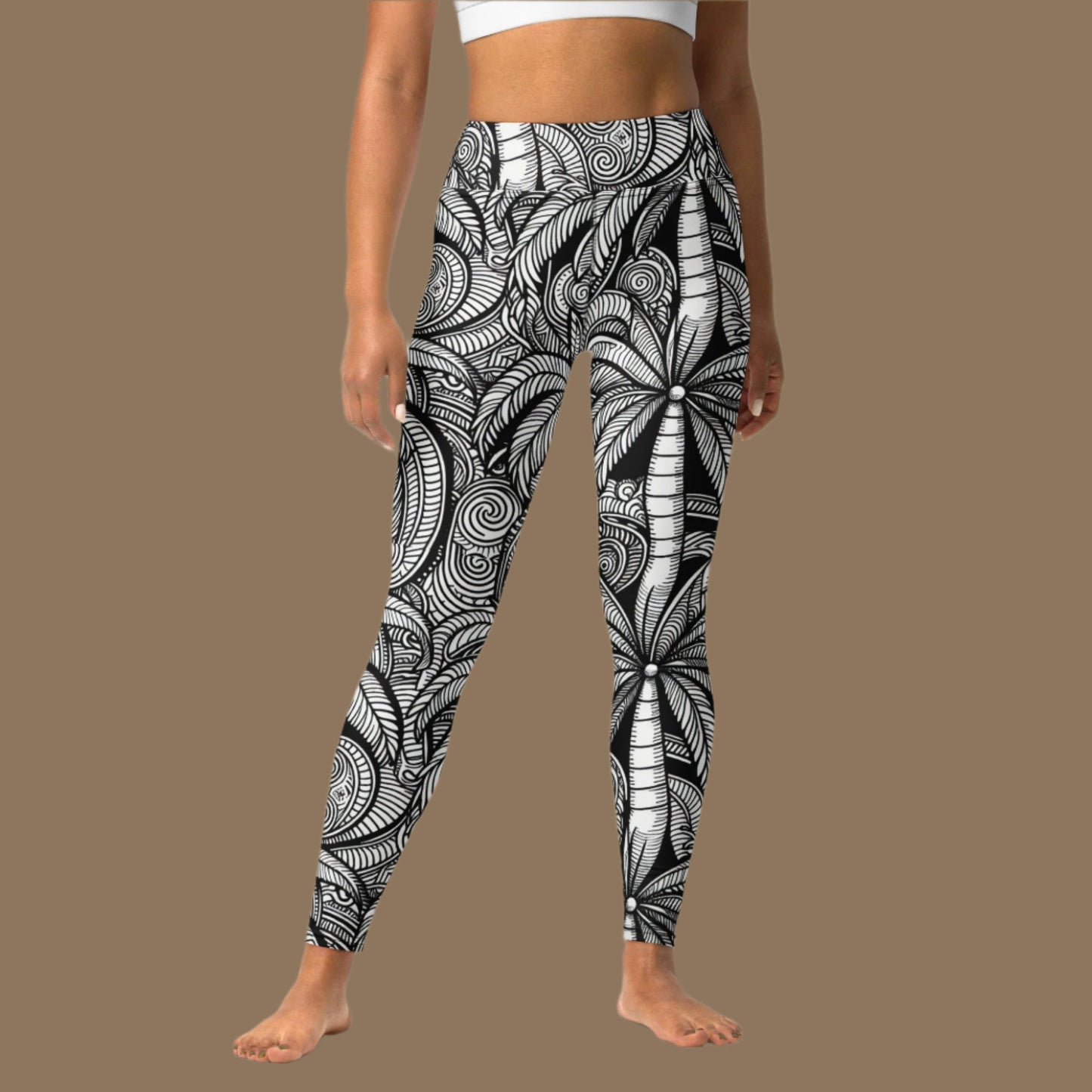 Trippy Jungle Yoga Leggings