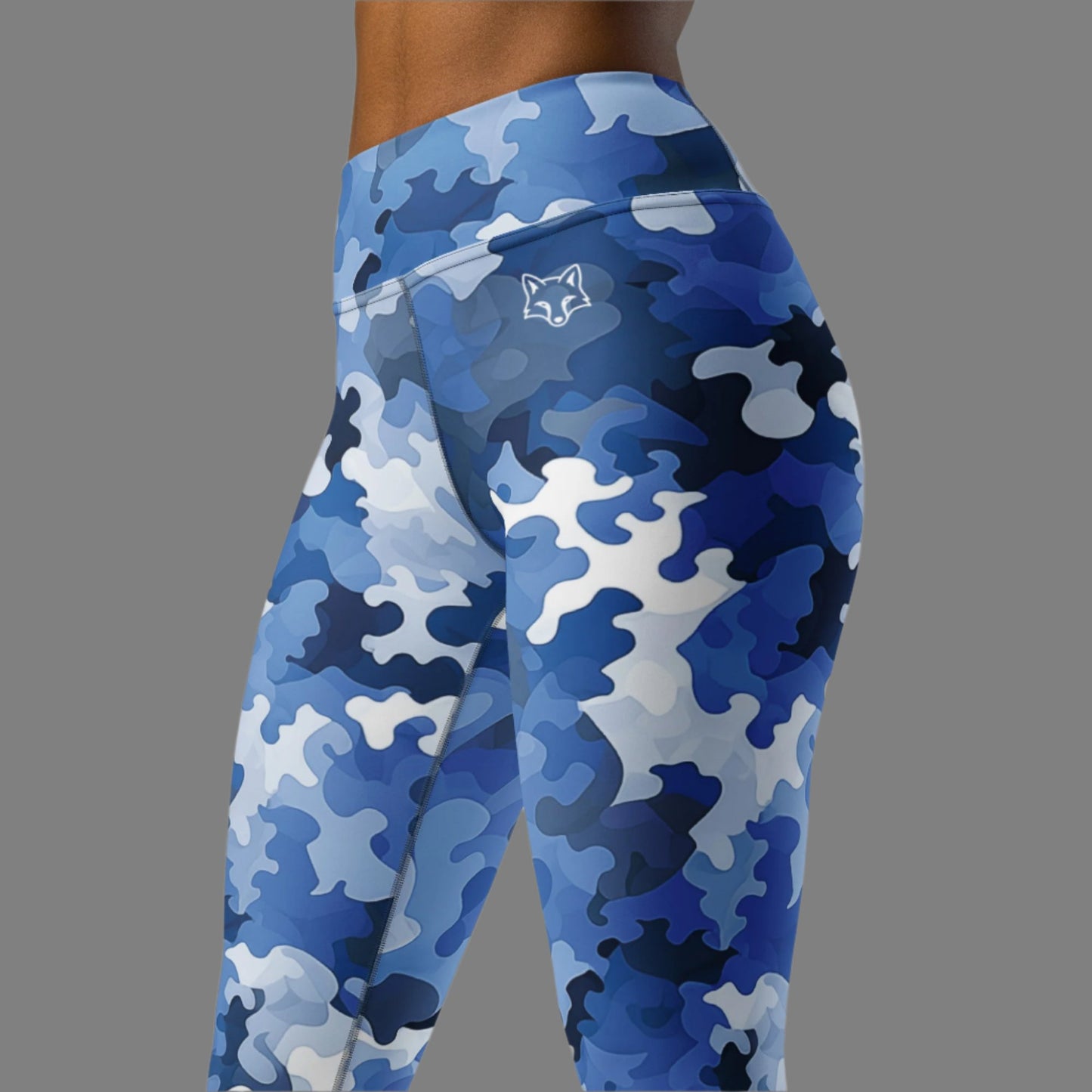 Blue Camo Performance Leggings