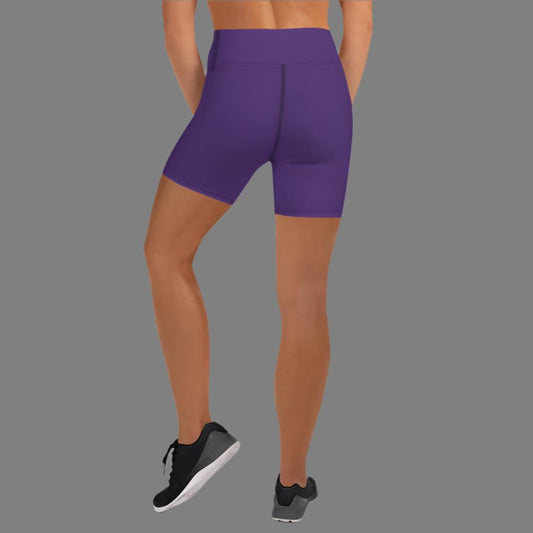 Purple Foxy Yoga Shorts