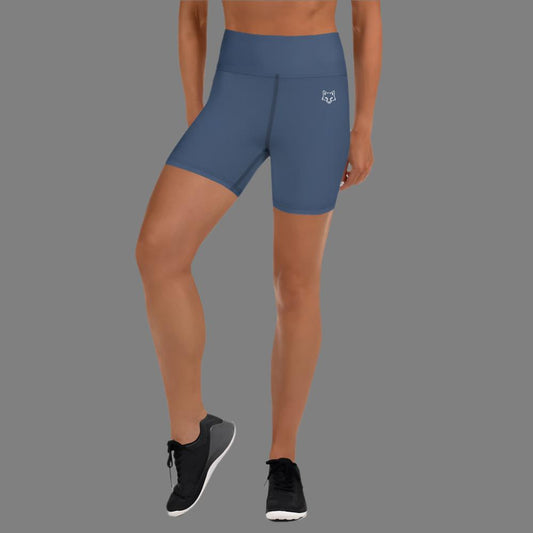 Blue Foxy Yoga Shorts